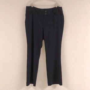 Rafaella “Curvy”  Stretchy Navy Blue Dress Slacks— Size 16